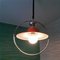 Lampe à Suspension Mid-Century Moderne Orange Brillante, 1960s 3