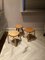 Vintage Stools in Style of Aalto Perriand, Set of 3, Image 2