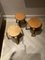 Vintage Stools in Style of Aalto Perriand, Set of 3 8