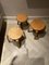 Vintage Stools in Style of Aalto Perriand, Set of 3, Image 8