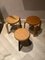 Vintage Stools in Style of Aalto Perriand, Set of 3, Image 9