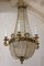 Lámpara de araña Imperio antigua con 15 luces, década de 1890, Imagen 5