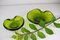 Vintage Danish Maygreen Glass Bowls by Per Lütken for Holmegaard,. 1950s, Set of 2 12