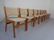 Danish Teak Dining Chairs by Henning Kjaernulf, 1960s, Set of 8, Image 3