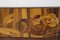 Holz Kingsize Bett Kopfteil von Luigi Scremin, 1950er 10