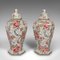 Large English Baluster and Ceramic Vases, 1920s, Set of 2 1