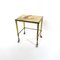 Hollywood Regency Nesting Tables on Wheels in Brass with Marble Tops, Set of 3 8