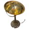 Lámpara de mesa italiana Mid-Century moderna ajustable de latón de Zerowatt, años 50, Imagen 2