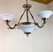 Vintage Brass and Glass Chandelier Bejorama from Catherine Collection, Spain, Image 1