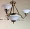 Vintage Brass and Glass Chandelier Bejorama from Catherine Collection, Spain 2