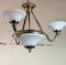 Vintage Brass and Glass Chandelier Bejorama from Catherine Collection, Spain, Image 2