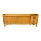 Sideboard in Oak and Ceramic by Guillerme & Chambron for Votre Maison, 1960s 1