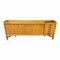 Sideboard in Oak and Ceramic by Guillerme & Chambron for Votre Maison, 1960s, Image 1