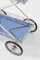 Blue Glass Trolley in Painted Iron from Fontana Arte, 1950s 5