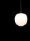Dänische Deckenlampe aus Opalglas & Messing, 1960er 5