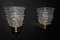 Rostrato Crystal Sconces in Murano Glass in the style of Barovier and Toso, 2000, Set of 2 9