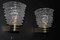 Rostrato Crystal Sconces in Murano Glass in the style of Barovier and Toso, 2000, Set of 2 12