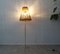 Floor Lamp with Sisal Lampshade and Claw Foot, 1960s 11