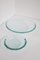 Glass Centerpieces in the style of Fontana Arte, 1980, Set of 2 1