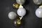 Large Architectural Wall Sconces with Iridescent Murano Glass Globes, 2000, Set of 2 6