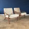 Danish Easy Chairs in Teak by Arne Wahl Iversen for Komfort, 1960s, Set of 2 1