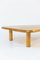 Large Vintage French Coffee Table in Pine Wood, 1950s, Image 2