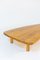 Large Vintage French Coffee Table in Pine Wood, 1950s, Image 4