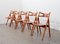 Model CH29 Dining Chairs by Hans Wegner for Car Hansen & Son, Denmark, 1952, Set of 5, Image 3