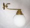 Large Art Deco Bauhaus Wall Lamps, 1920s, Set of 2, Image 1