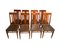 Art Nouveau Mahogany Dining Room Set, 1905, Set of 11 5