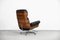 Poltrona Mid-Century moderna in pelle e legno curvato di Martin Stoll per Stoll Giroflex, anni '60, Immagine 16