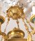 Lampadario Impero a 10 luci in bronzo dorato, Immagine 8