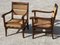 Neo-Basque Style Armchairs, 1940, Set of 2 1