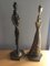 Bronze Palm Lamps by Giuliano Etaviani, 1990s, Set of 2 4