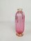 Art Deco Vase in Pink and Gold Murano Bubble Glass from Barovier & Toso, Italy, 1930s 5