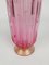 Art Deco Vase in Pink and Gold Murano Bubble Glass from Barovier & Toso, Italy, 1930s 10