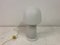 Lámpara hongo italiana de vidrio acanalado, años 70, Imagen 2