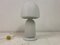 Italian Mushroom Lamp in Ribbed Glass, 1970s 6