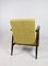 Yellow Velvet Easy Chair, 1970s 4