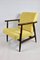 Yellow Velvet Easy Chair, 1970s 10