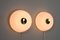 German Plissee 2773 Wall Lights from Glashütte Limburg, 1970s, Set of 2, Image 9