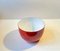 Scandinavian Modern Red Enamel Bowl by Kaj Franck for Arabia Finel, 1960s 4