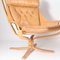 Vintage Falcon Lounge Chair in Leather by Sigurd Ressell, 1960s, Image 6