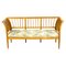 Gustavian Sofa in Oak, 1840s 1