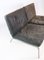 Stainless Steel & Black Leather 2-Seater Sofa by Mann for Norr11, 2000s 12