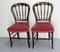 Late 19th Century Napoleon III French Fabric and Painted Wood Chairs, Set of 2 3
