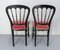 Late 19th Century Napoleon III French Fabric and Painted Wood Chairs, Set of 2 6