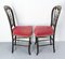 Chaises Napoléon III en Tissu et Bois Peint, France, Set de 2 4