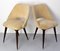Mid-Century French Wood and Fabric Chairs, 1970s, Set of 2 4
