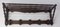 French Oak and Wrought Iron Coat and Hat Rack, French, 1920s, Image 3